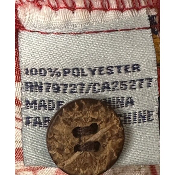 Aloha Joe Mens Hawaiian Shirt Tropical Vacation Hibiscus Floral Pocket Red 2XL - Picture 9 of 12